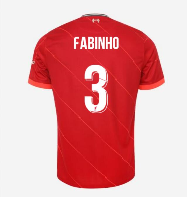 2021/22 Liverpool Cup Home Kit Soccer Jersey with FABINHO 3 printing